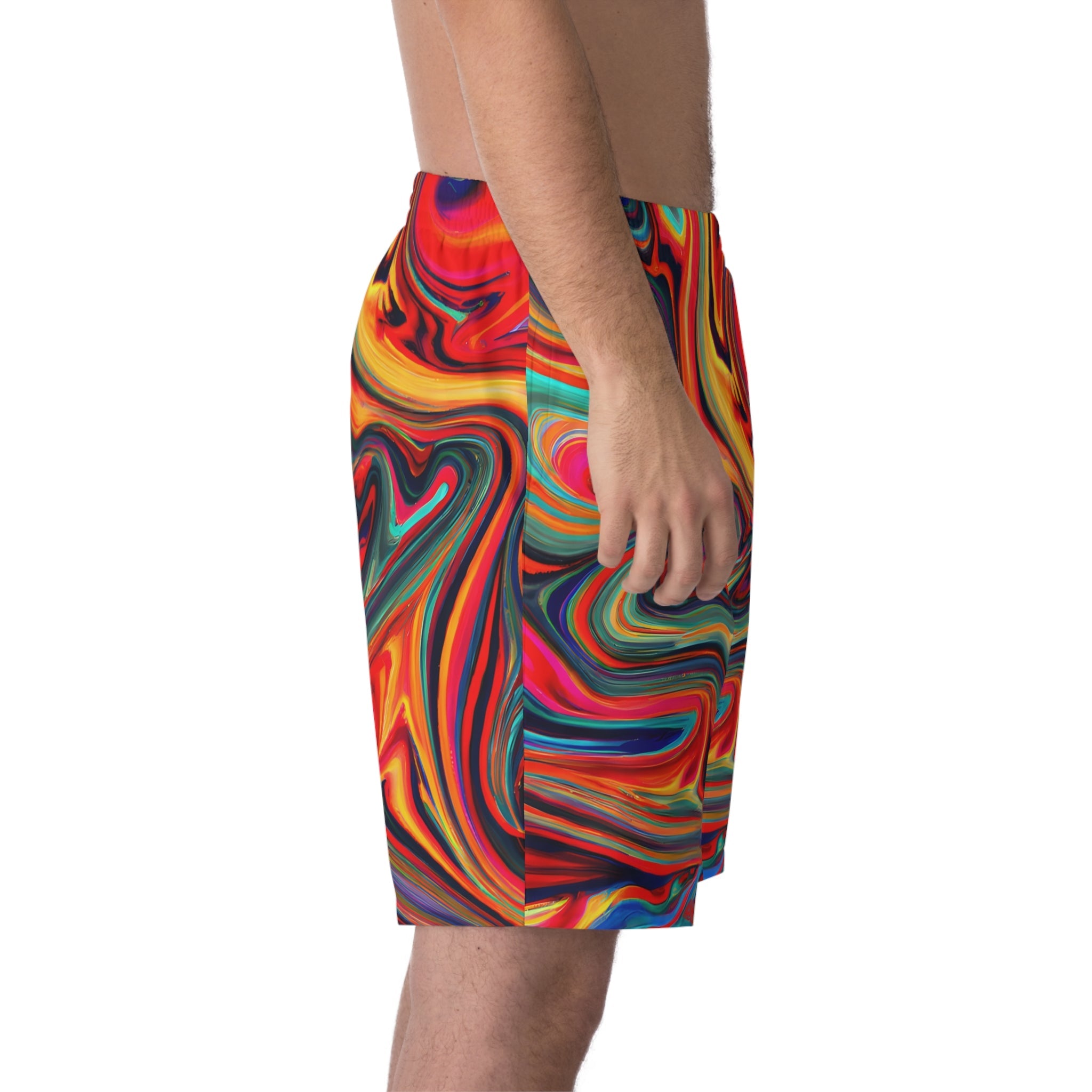 Beach Shorts - Men's Flash Fire Beach Shorts - Acid Daddy