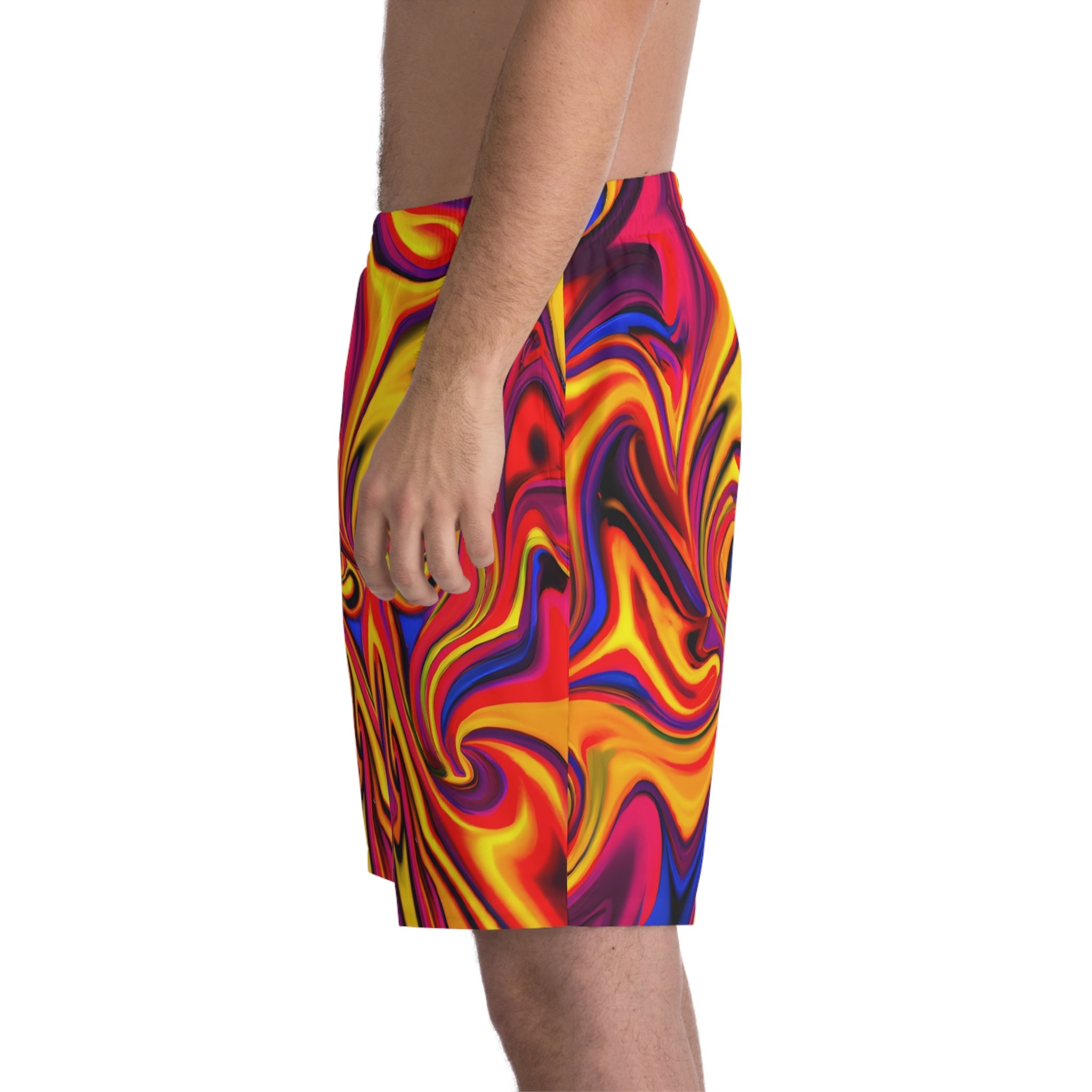 Beach Shorts - Men's Fruity Banter Fun Beach Shorts - Acid Daddy