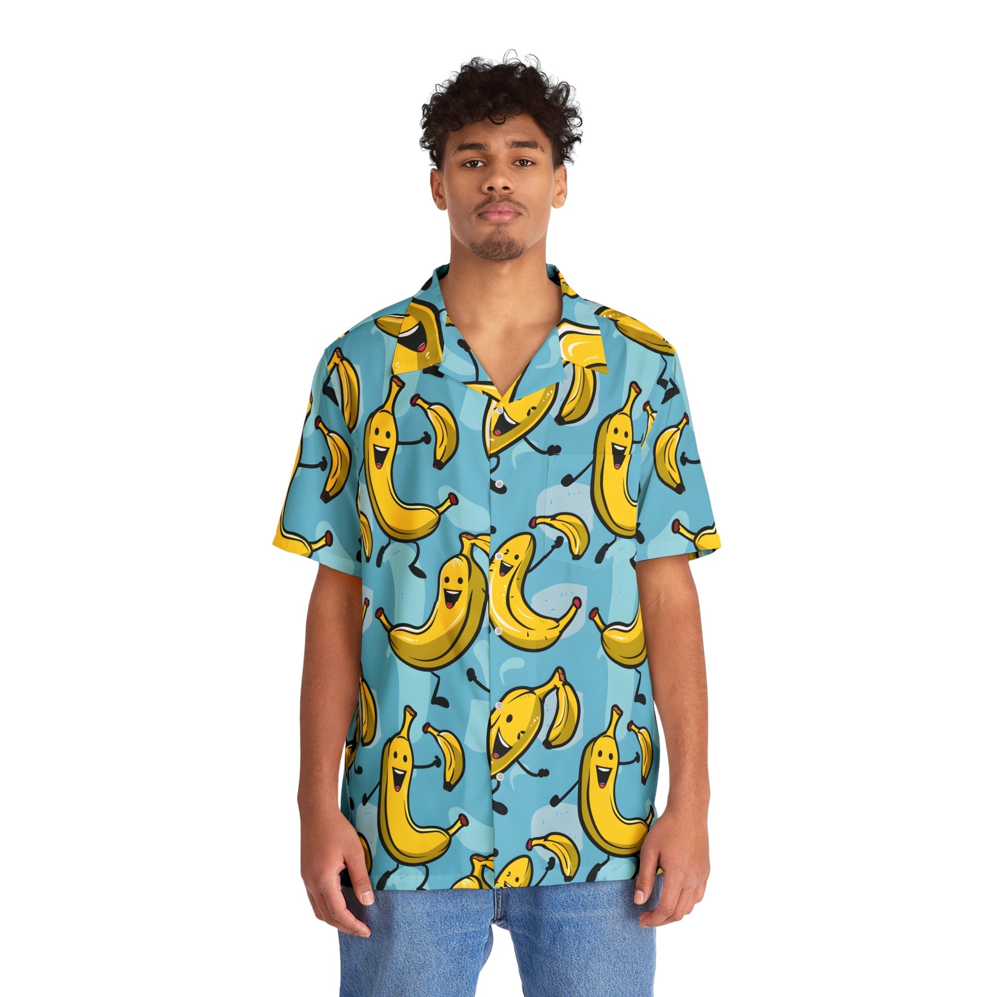 Hawaiian Shirts - Men's Happy Banana Hawaiian Shirt - Acid Daddy