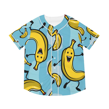 Hawaiian Shirts - Men's Happy Banana Team Baseball Jersey - Acid Daddy