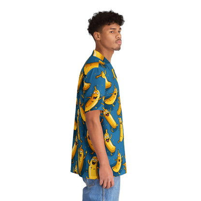 Hawaiian Shirts - Men's Joyful Banana Fest Hawaiian Shirt - Acid Daddy