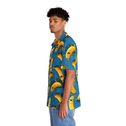 Hawaiian Shirts - Men's Joyful Banana Fest Hawaiian Shirt - Acid Daddy