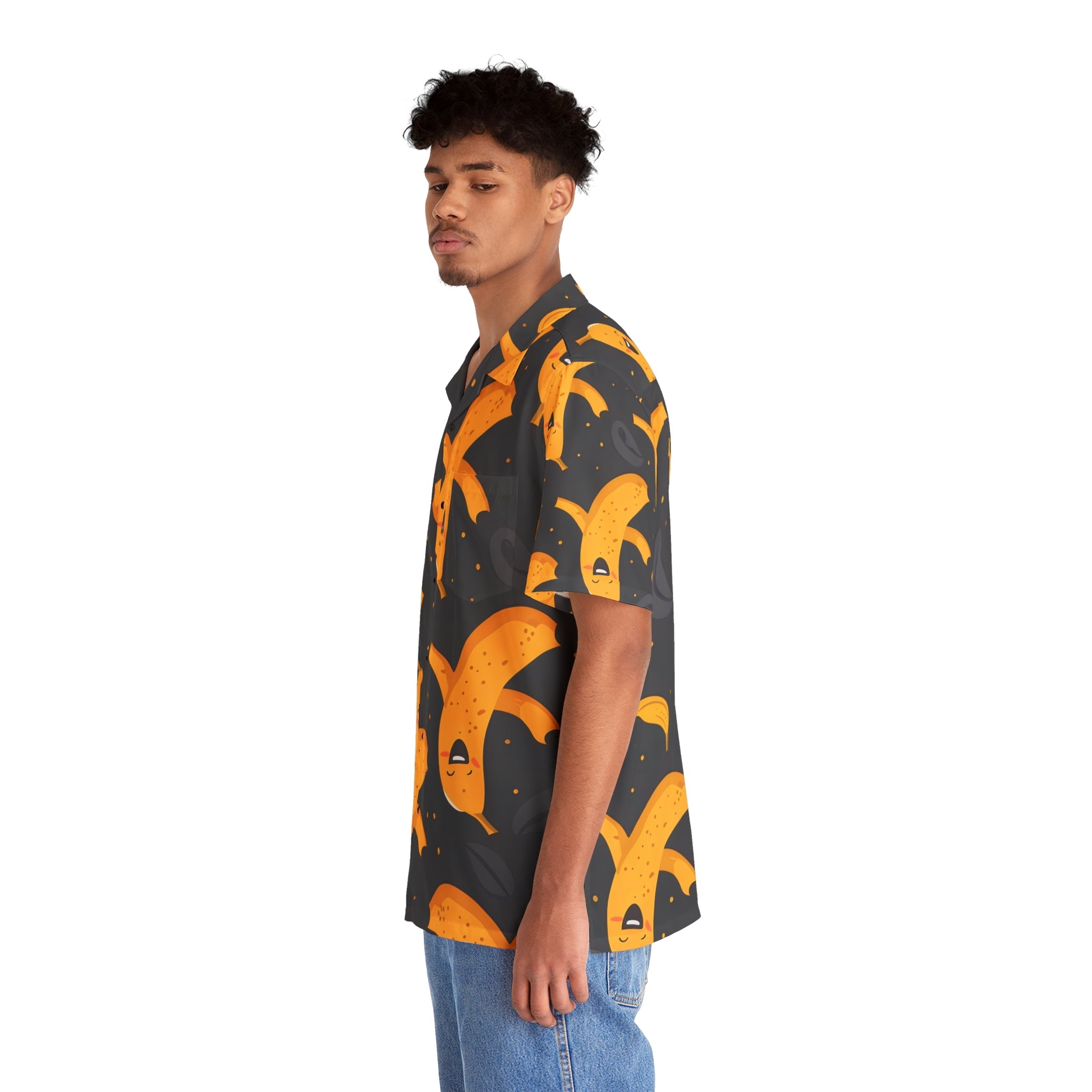 Hawaiian Shirts - Men's Jubilant Banana Aloha Hawaiian Shirt - Acid Daddy