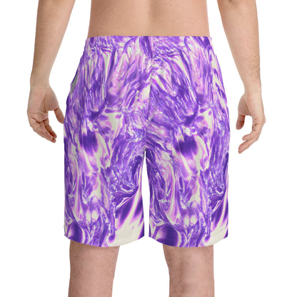 Beach Shorts - Men's Lavender Mist Surf Beach Shorts - Acid Daddy