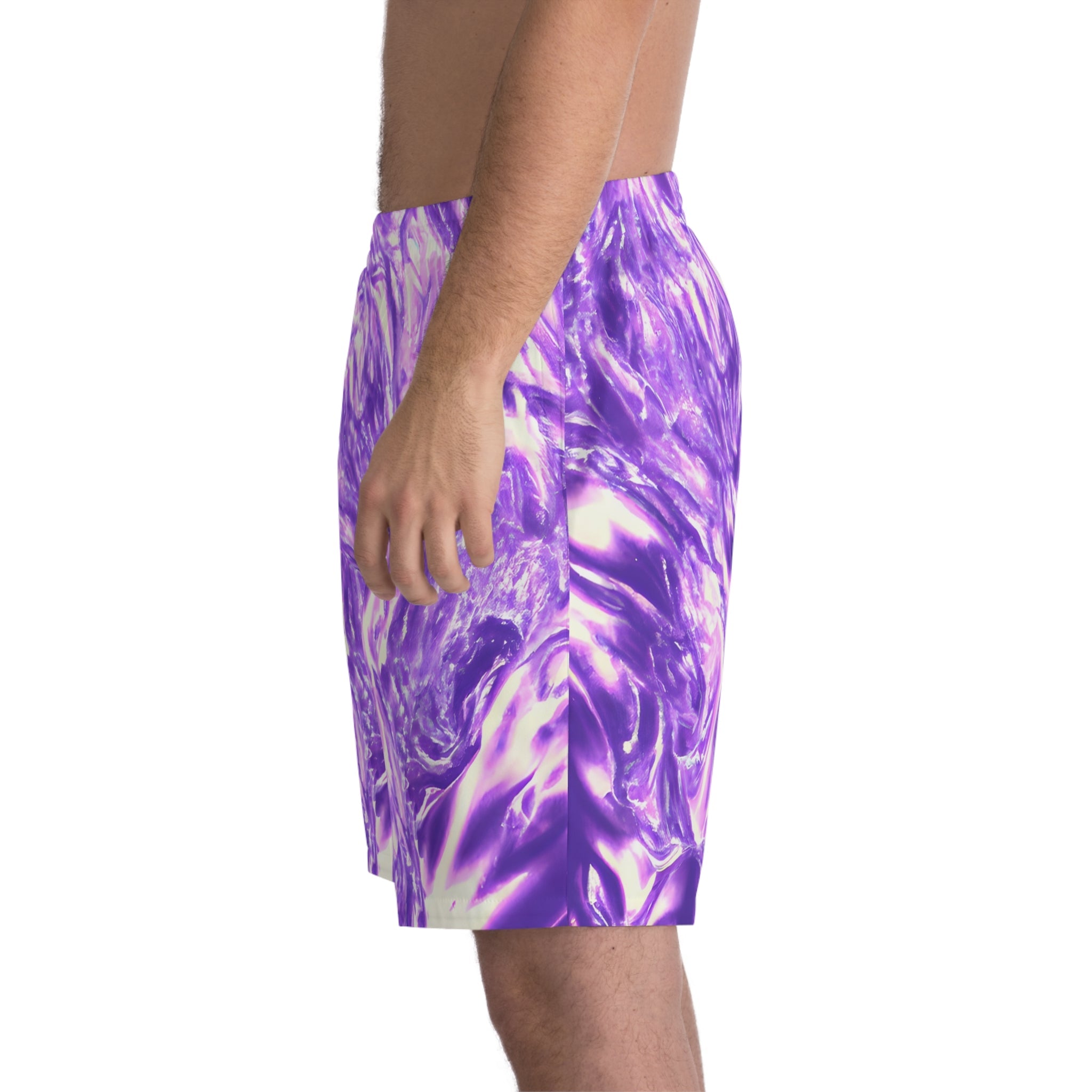 Beach Shorts - Men's Lavender Mist Surf Beach Shorts - Acid Daddy