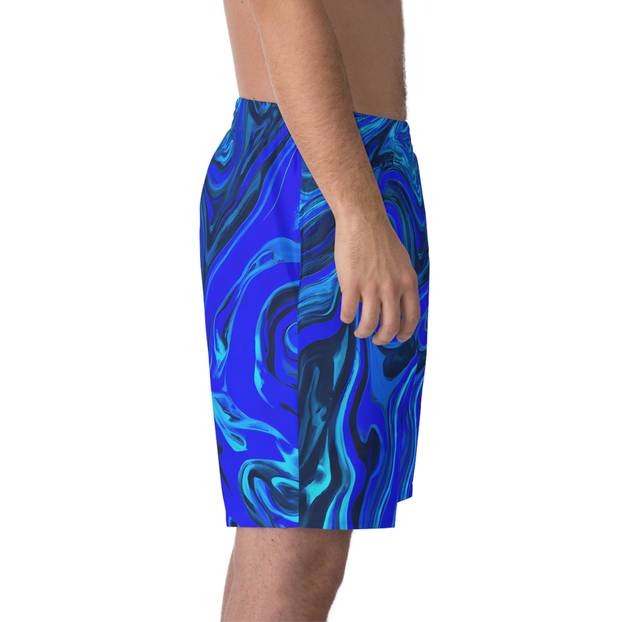 Beach Shorts - Men's Liquid Blue Ice Beach Shorts - Acid Daddy