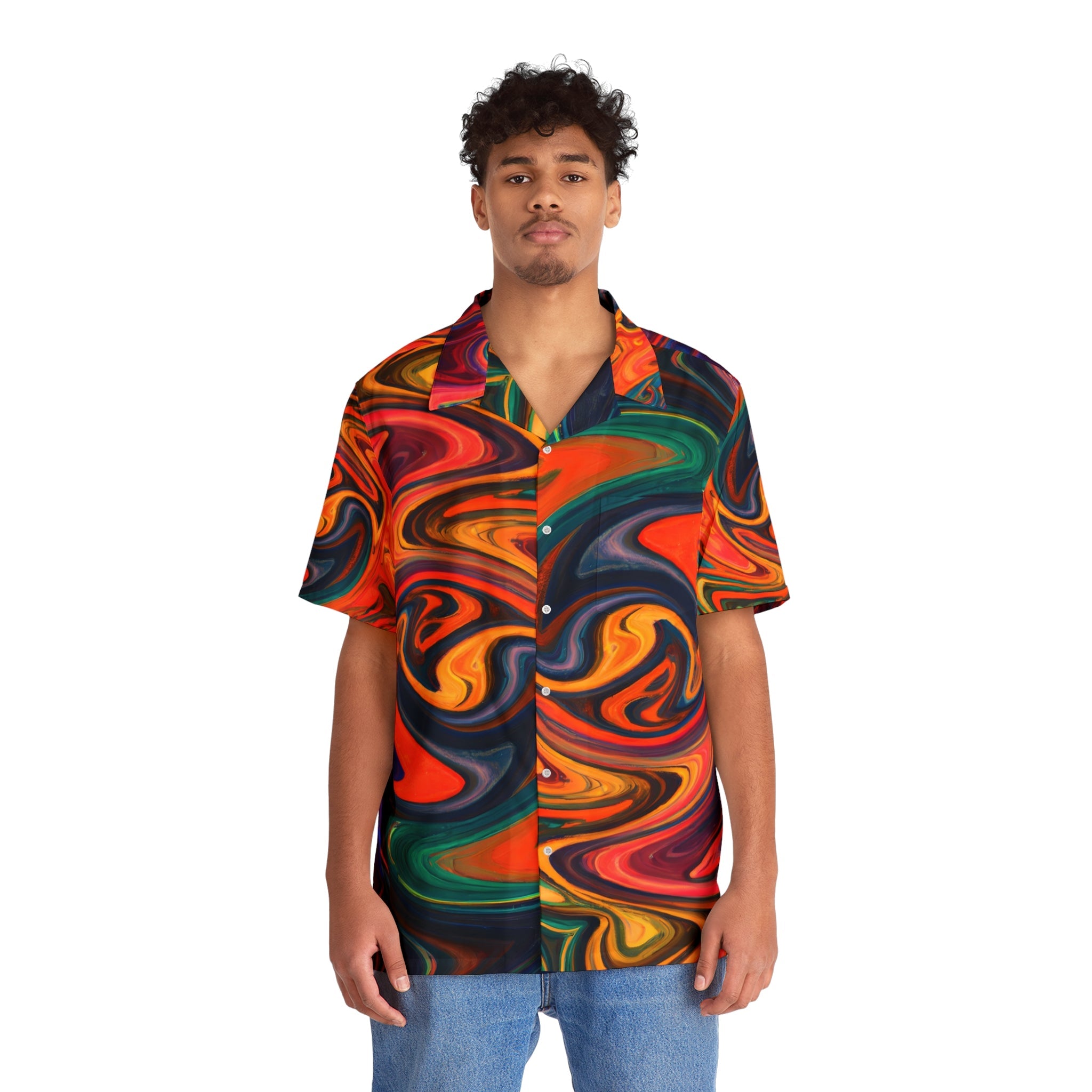 Hawaiian Shirts - Men's Odyssey Hawaiian Shirt - Acid Daddy