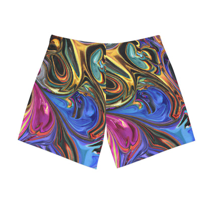 Beach Shorts - Men's Painted Serenity Beach Shorts - Acid Daddy