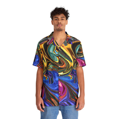 Hawaiian Shirts - Men's Painted Serenity Hawaiian Shirt - Acid Daddy