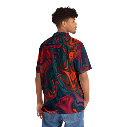 Hawaiian Shirts - Men's Painted Trip Aloha Hawaiian Shirt - Acid Daddy