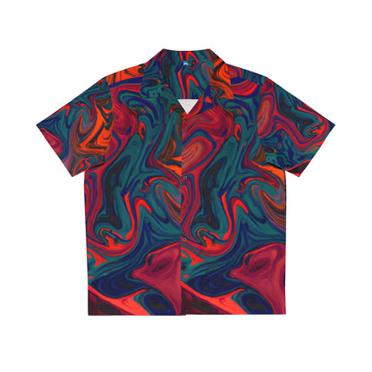 Hawaiian Shirts - Men's Painted Trip Aloha Hawaiian Shirt - Acid Daddy