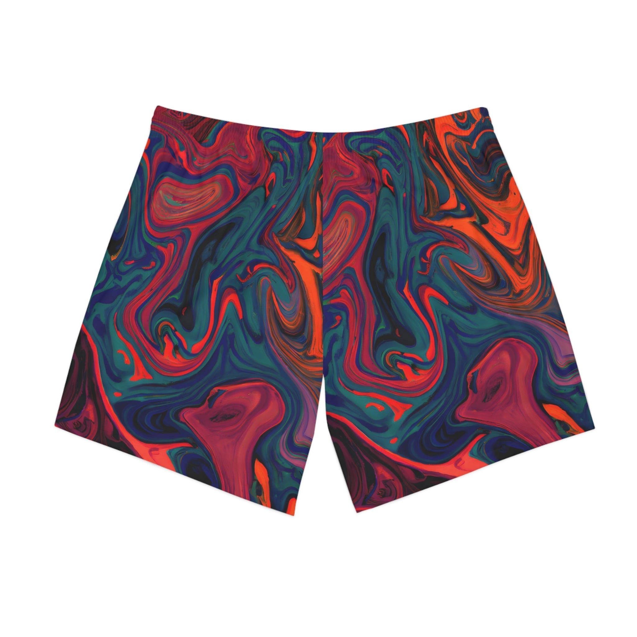 Beach Shorts - Men's Painted Trip Fun Beach Shorts - Acid Daddy