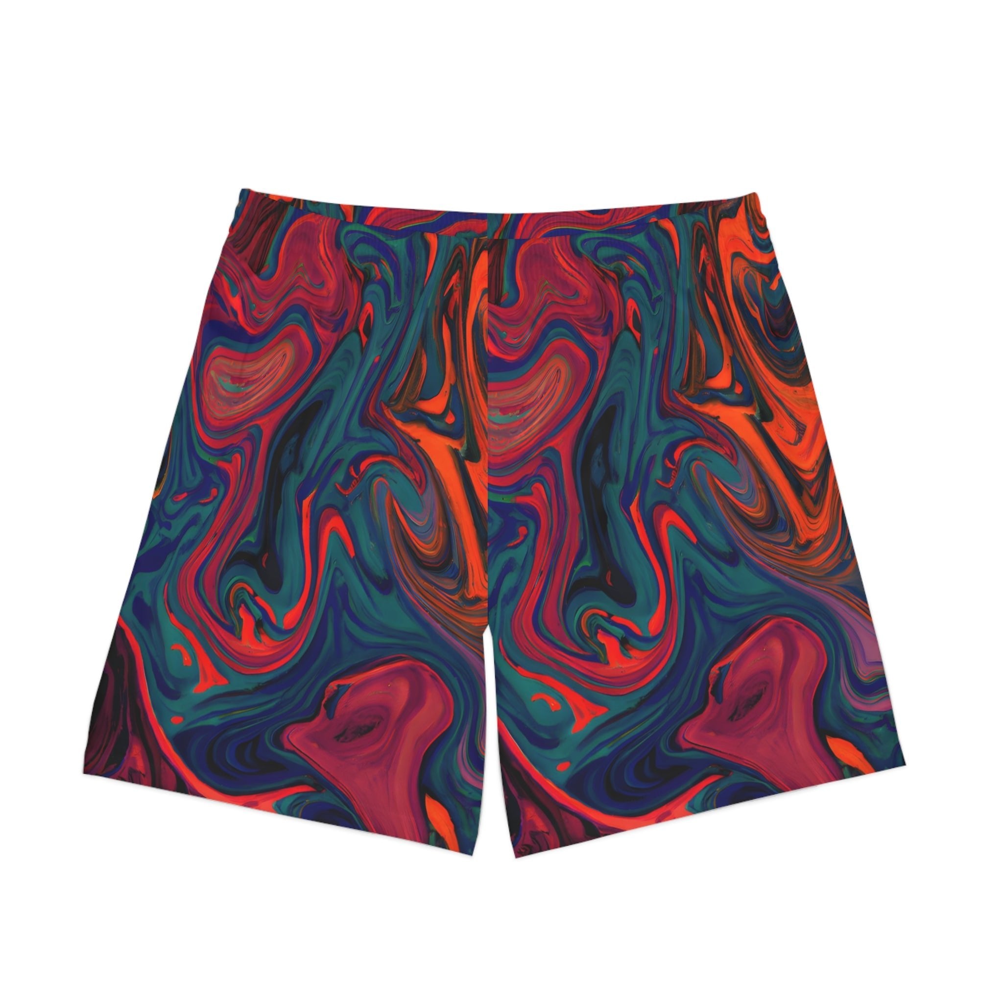 Beach Shorts - Men's Painted Trip Fun Beach Shorts - Acid Daddy