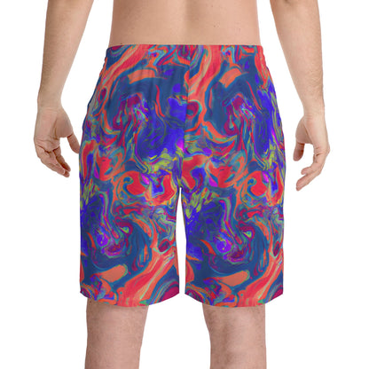 Beach Shorts - Men's Pastel Dream Comfort Beach Shorts - Acid Daddy