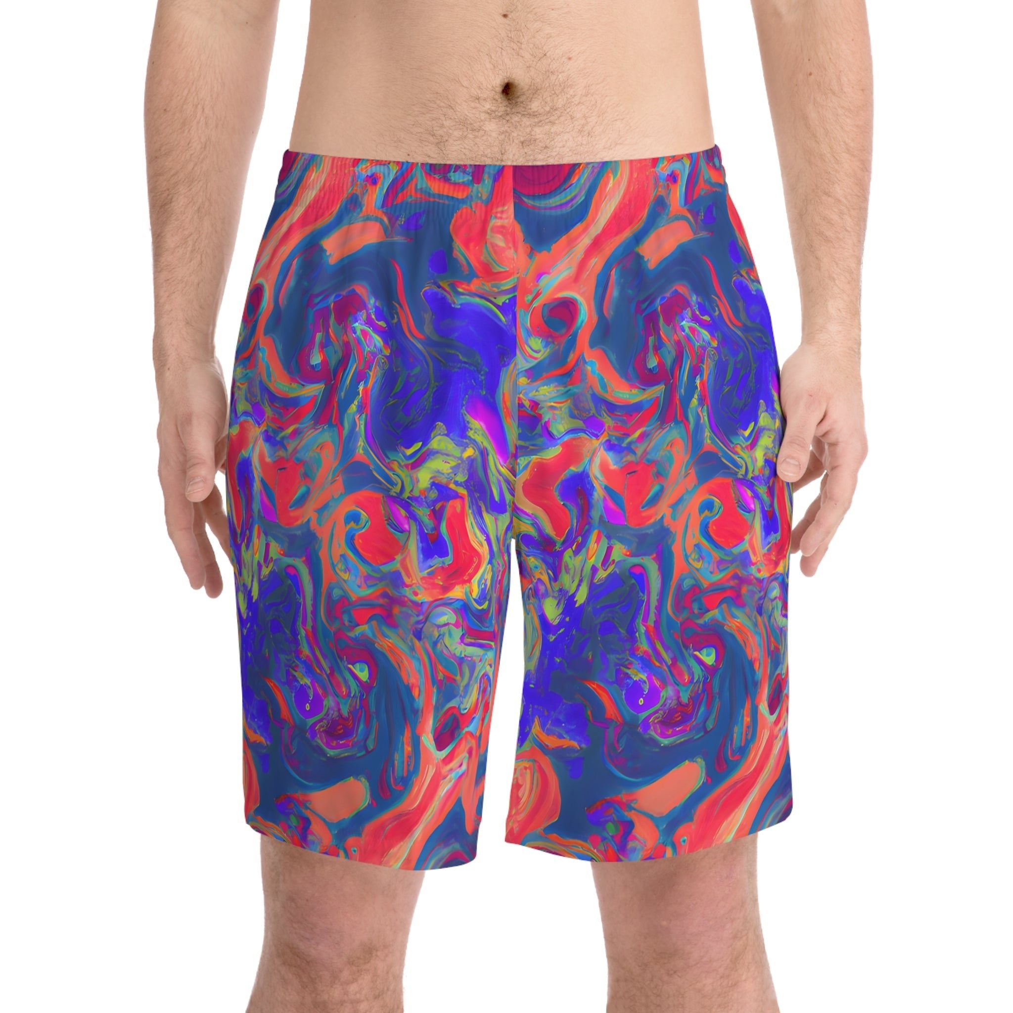 Beach Shorts - Men's Pastel Dream Comfort Beach Shorts - Acid Daddy