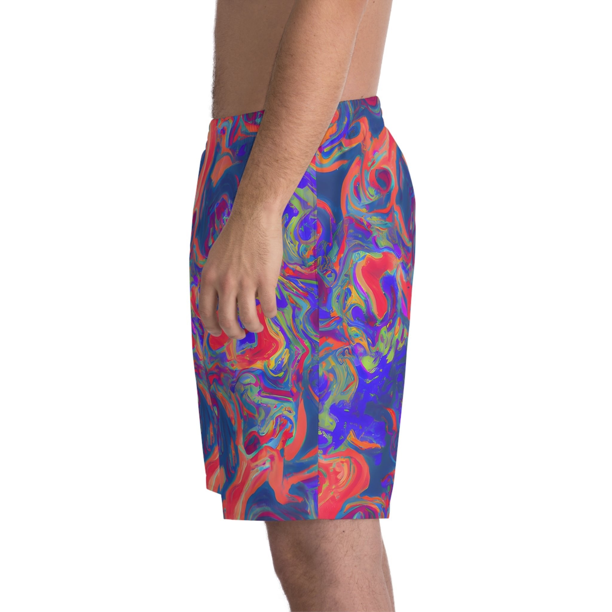 Beach Shorts - Men's Pastel Dream Comfort Beach Shorts - Acid Daddy