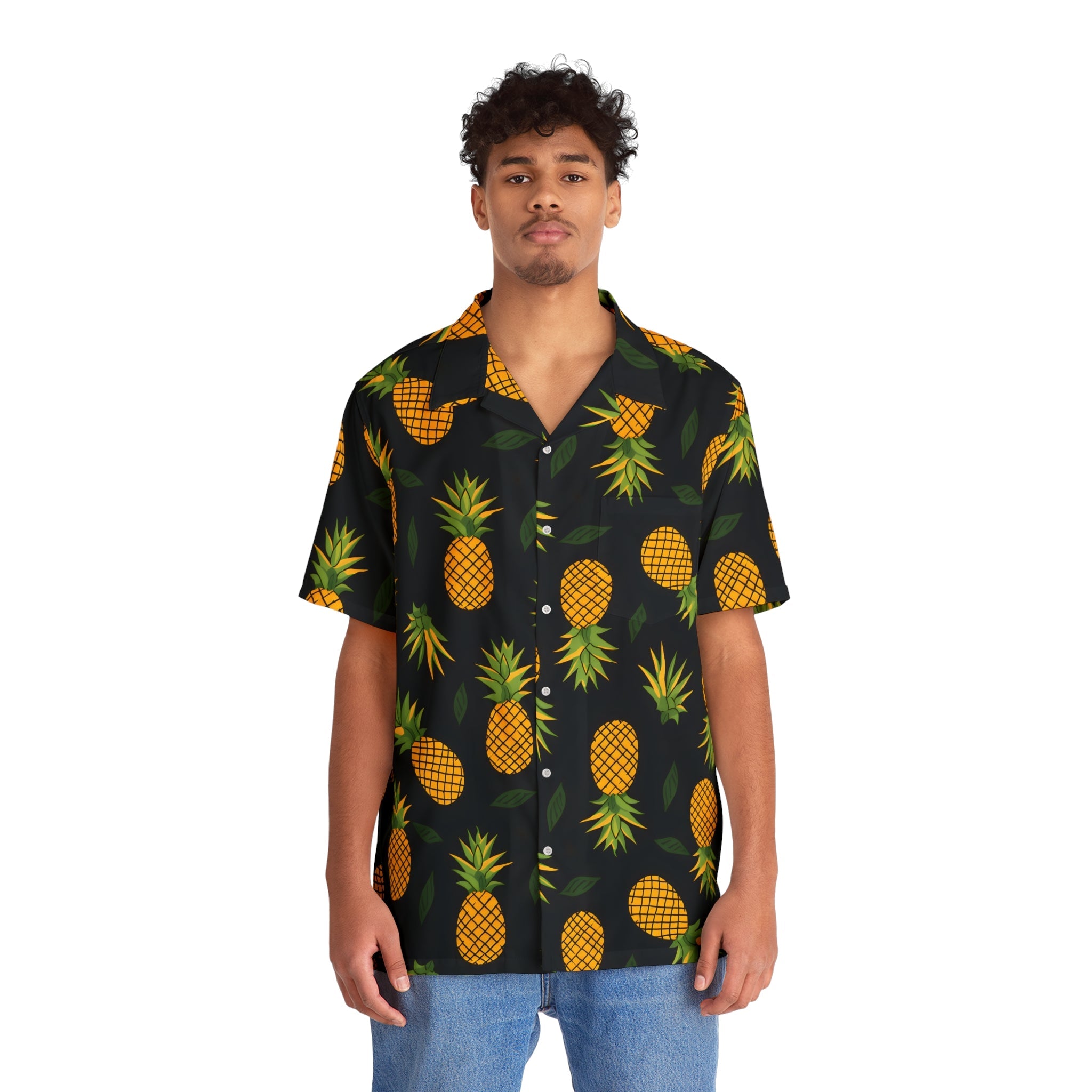 Hawaiian Shirts - Men's Pineapple Paradise Hawaiian Shirt - Acid Daddy