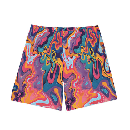 Beach Shorts - Men's Psychedelic Beach Shorts - Acid Daddy