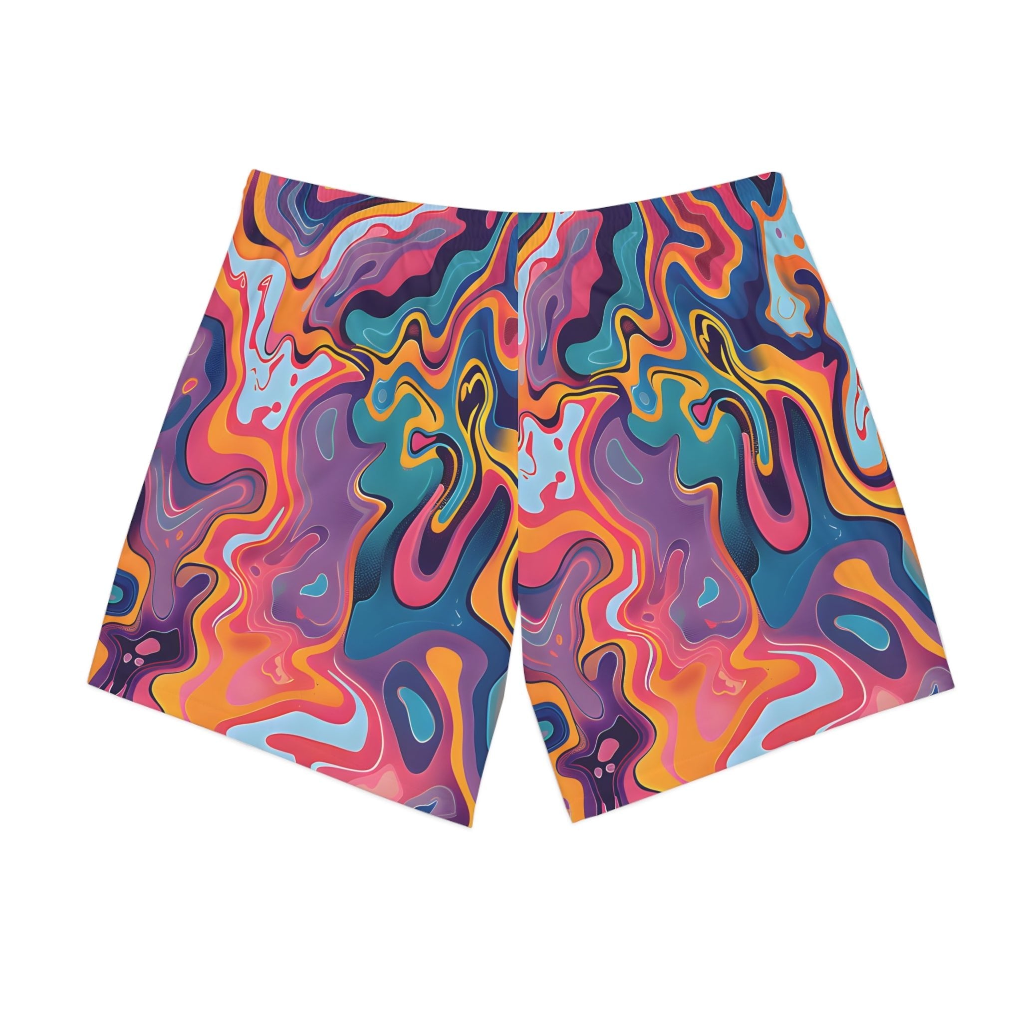 Beach Shorts - Men's Psychedelic Beach Shorts - Acid Daddy