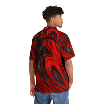 All Over Prints - Men's Raging Heart Hawaiian Shirt - Acid Daddy