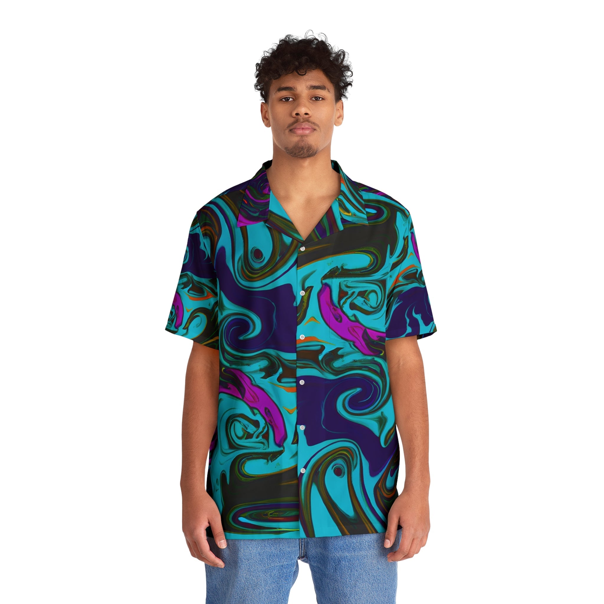 Hawaiian Shirts - Men's Reverie Hawaiian Shirt - Acid Daddy