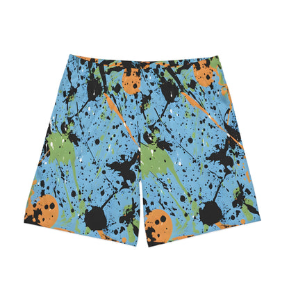 Beach Shorts - Men's Sky Blue Splash Beach Shorts - Acid Daddy