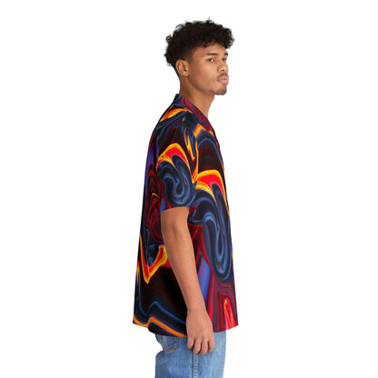 Hawaiian Shirts - Men's Trippy Flare Hawaiian Shirt - Acid Daddy