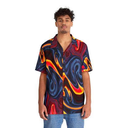 Hawaiian Shirts - Men's Trippy Flare Hawaiian Shirt - Acid Daddy