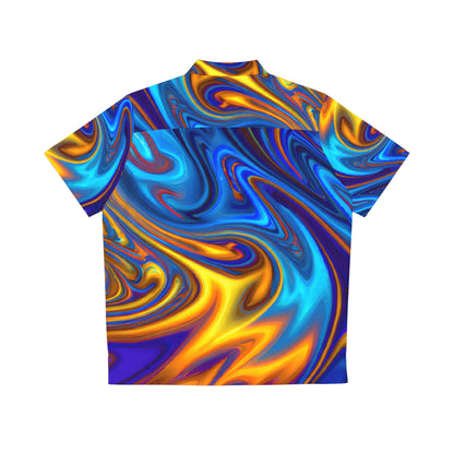 Hawaiian Shirts - Men's Trippy Swirls Hawaiian Shirt - Acid Daddy