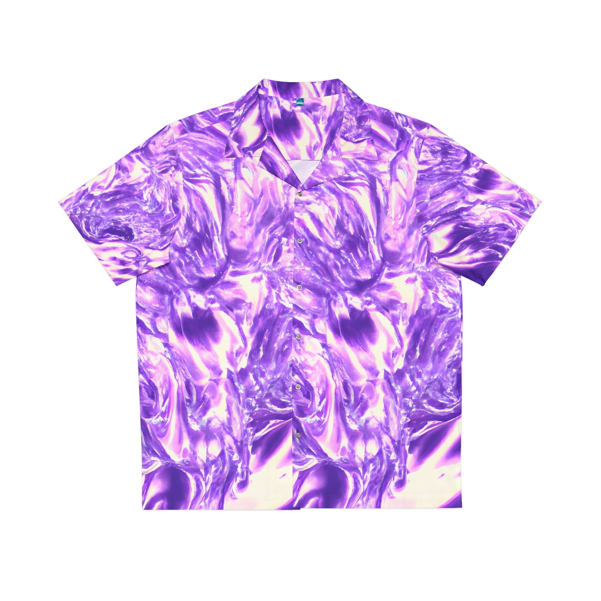 Hawaiian Shirts - Men's Vaporous Lavender Mist Hawaiian Shirt - Acid Daddy