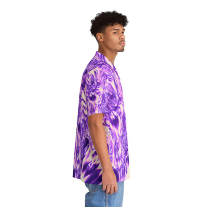 Hawaiian Shirts - Men's Vaporous Lavender Mist Hawaiian Shirt - Acid Daddy