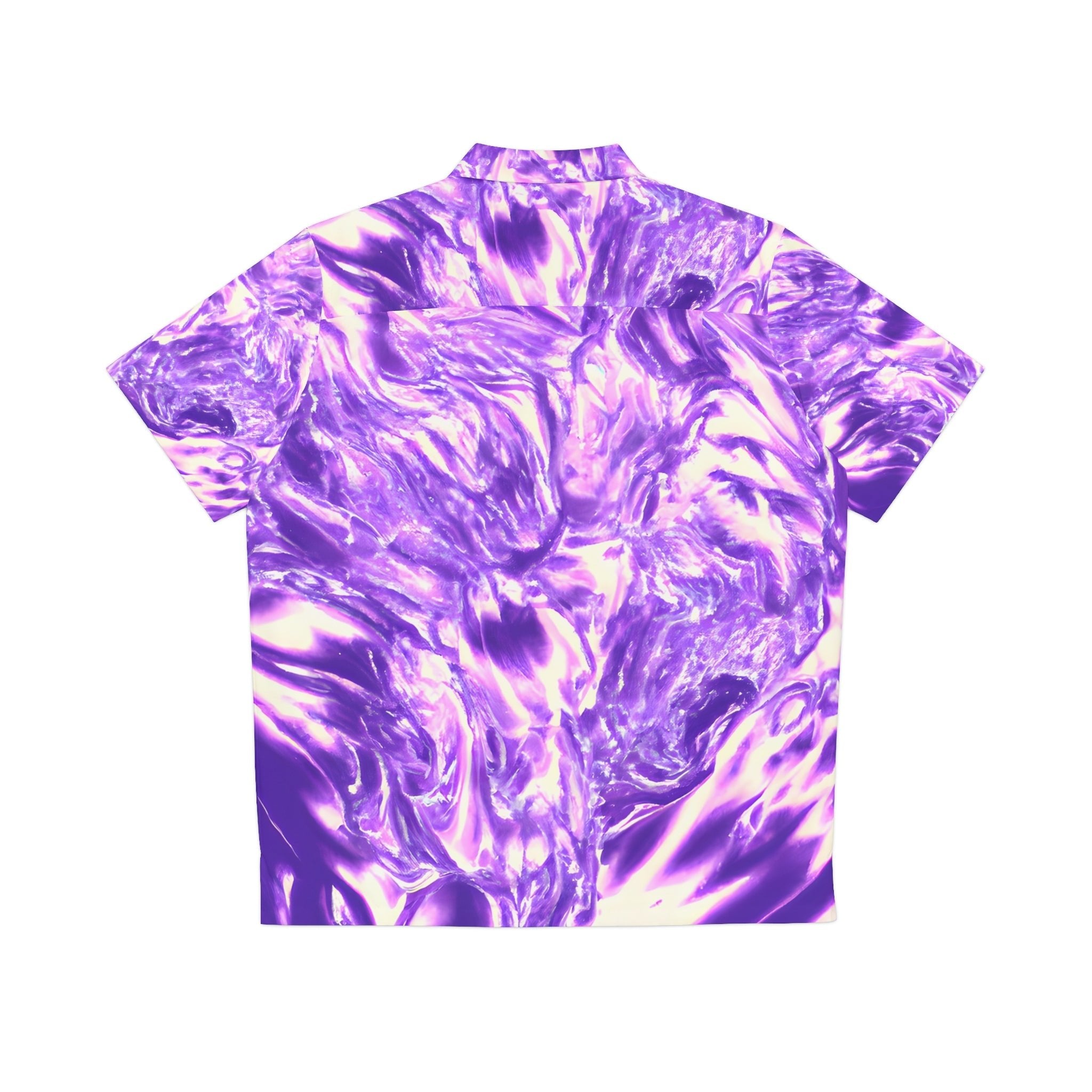 Hawaiian Shirts - Men's Vaporous Lavender Mist Hawaiian Shirt - Acid Daddy