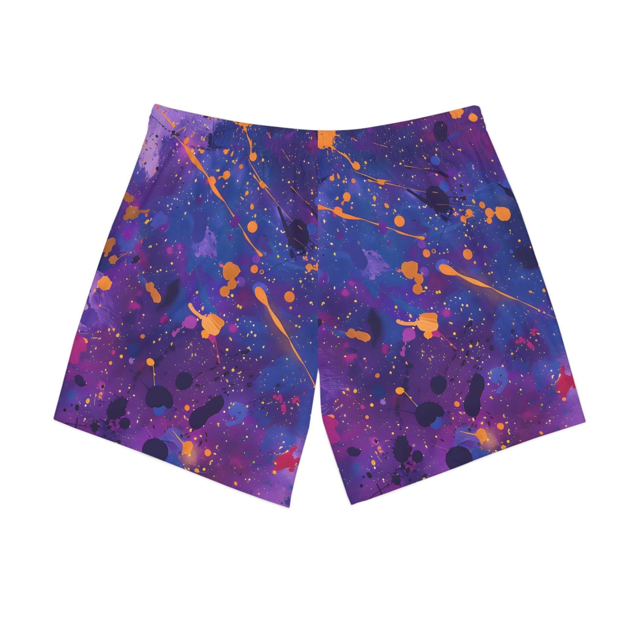 Beach Shorts - Men's Violet and Gold Midnight Beach Shorts - Acid Daddy