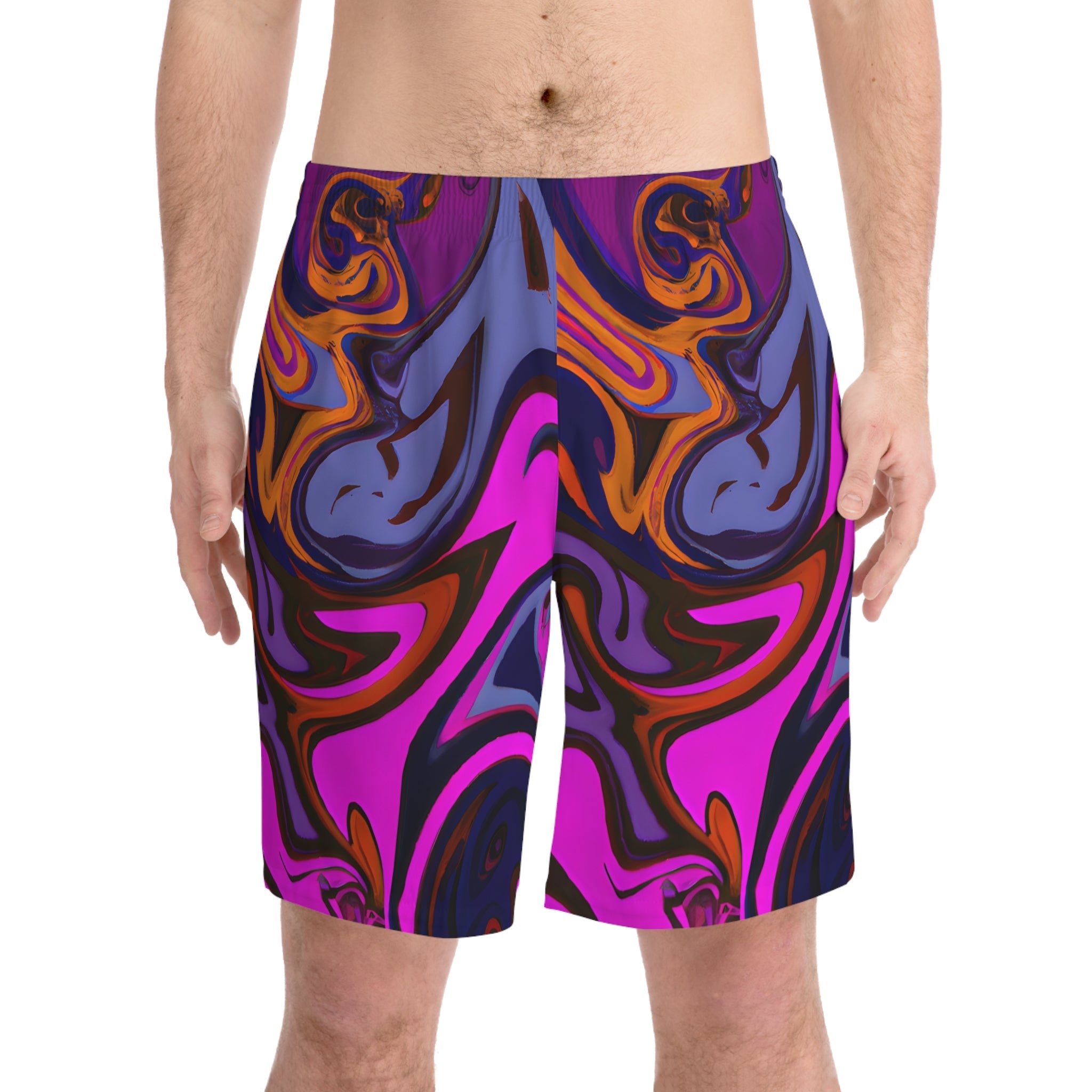 Beach Shorts - Men's Visceral Vibe Beach Shorts - Acid Daddy