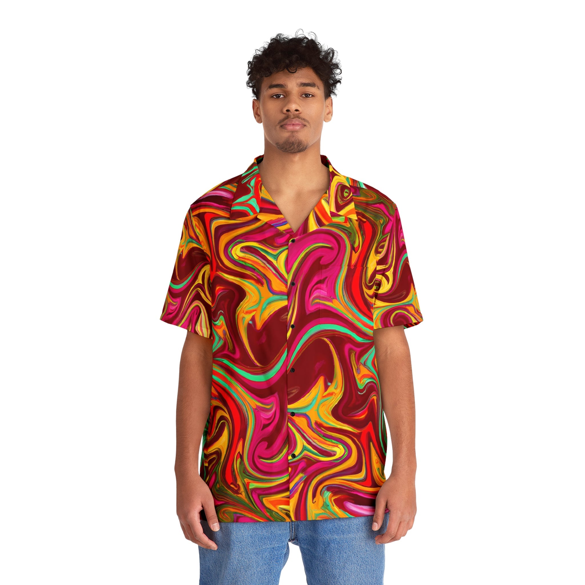 Hawaiian Shirts - Men's Whimsical Hawaiian Shirt - Acid Daddy