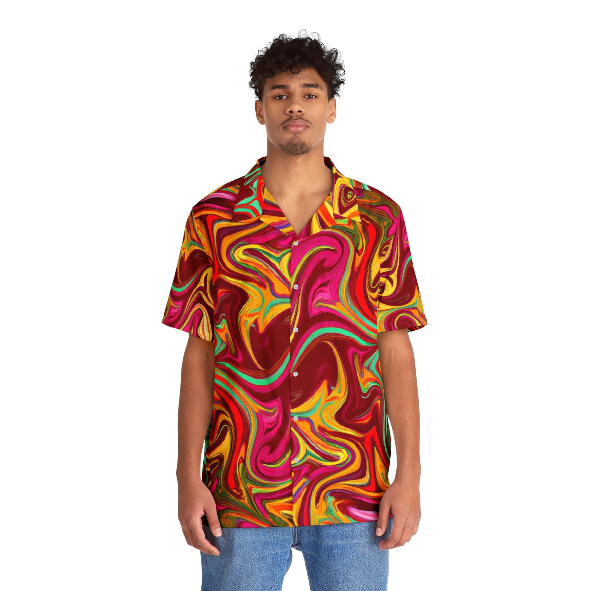 Hawaiian Shirts - Men's Whimsical Hawaiian Shirt - Acid Daddy