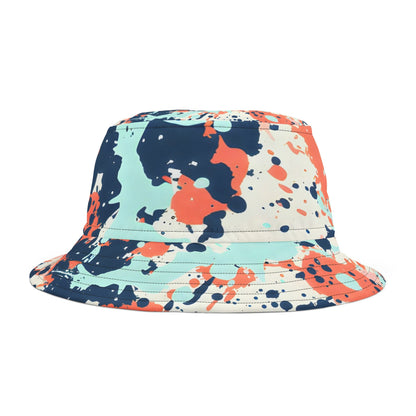 Hats - Mint Green Coral Splash Fest Bucket Hat - Acid Daddy