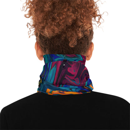 Gaiters - Mosaic Stir Motif Winter Neck Gaiter - Acid Daddy