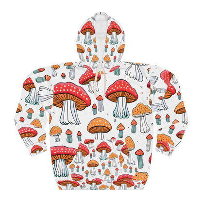 Hoodies - Mushroom Pie Delight Unisex Pullover Hoodie - Acid Daddy