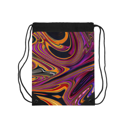 Bags - Nebulous Violet Psychedelic Drawstring Bag - Acid Daddy