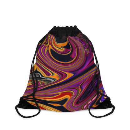 Bags - Nebulous Violet Psychedelic Drawstring Bag - Acid Daddy