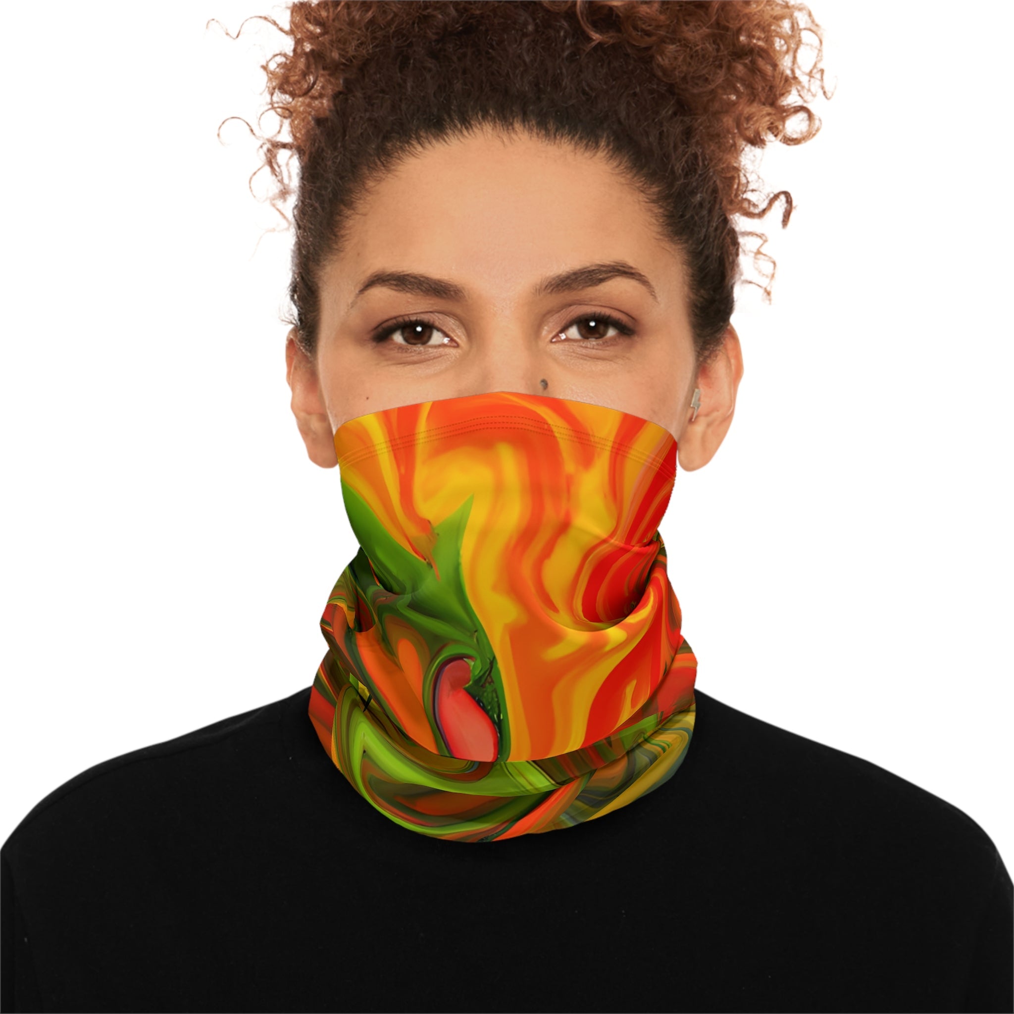 Gaiters - Orange Groove Dare Warm Winter Neck Gaiter - Acid Daddy