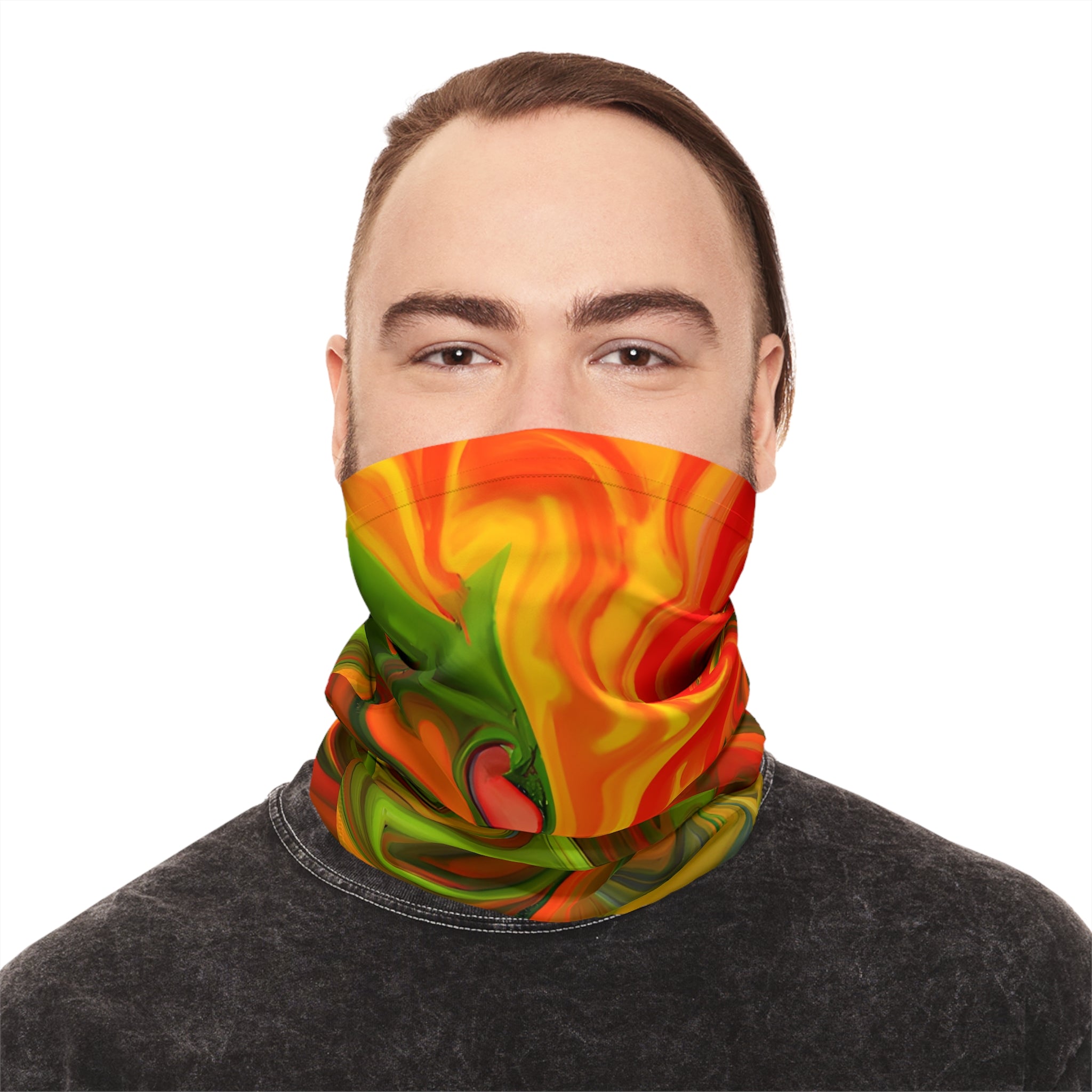 Gaiters - Orange Groove Lightweight Neck Gaiter - Acid Daddy