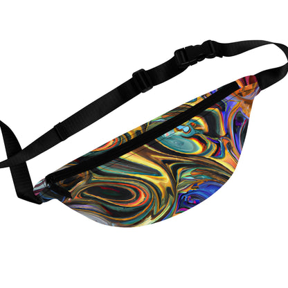 Fanny Packs - Painted Serenity Trippy Festival Fanny Pack (Medium) - Acid Daddy