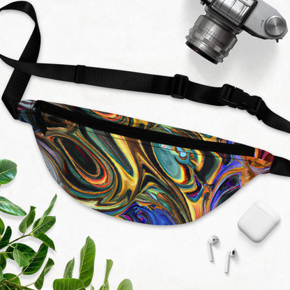 Fanny Packs - Painted Serenity Trippy Festival Fanny Pack (Medium) - Acid Daddy