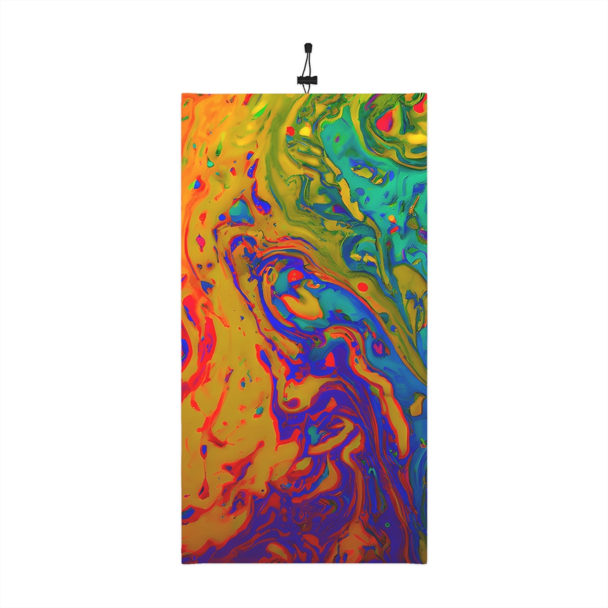 Gaiters - Painted Splash Pattern Winter Neck Gaiter - Acid Daddy