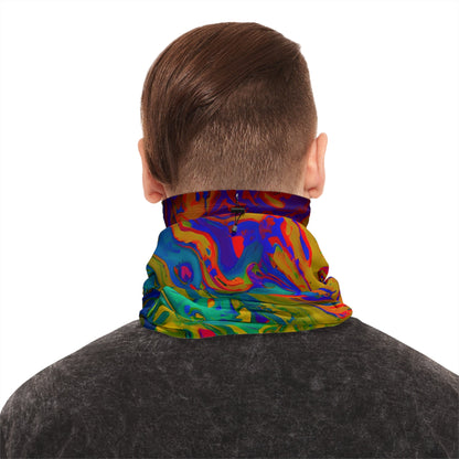 Gaiters - Painted Splash Pattern Winter Neck Gaiter - Acid Daddy