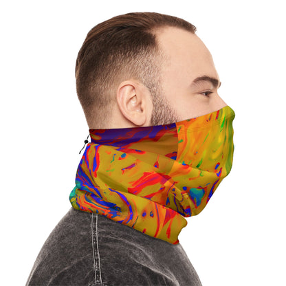 Gaiters - Painted Splash Pattern Winter Neck Gaiter - Acid Daddy