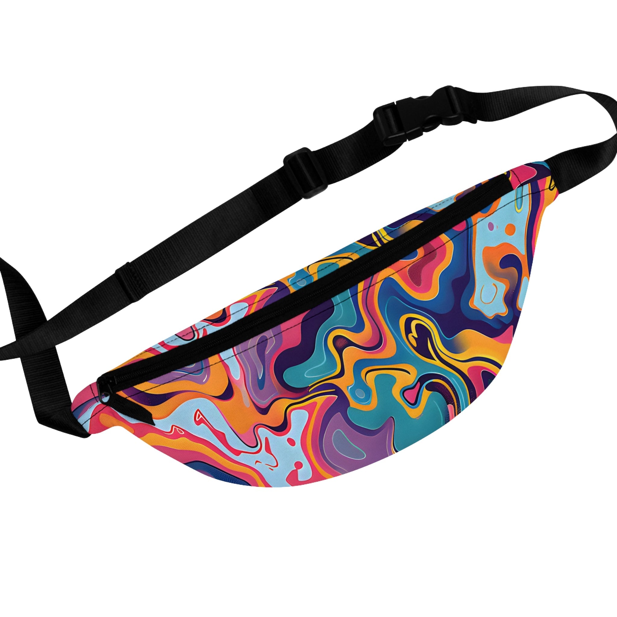 Fanny Packs - Pastel Peach Jam Festival Fanny Pack (Medium) - Acid Daddy