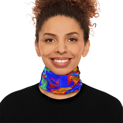 Gaiters - Psychedelic Blue Chill Winter Neck Gaiter - Acid Daddy